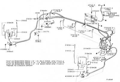 1963 Vacuum Door Lock Diagram (from 1960-1964 Ford Car Parts &amp; Accessories Catalog-Illustrations, Sec. 210, p. 635