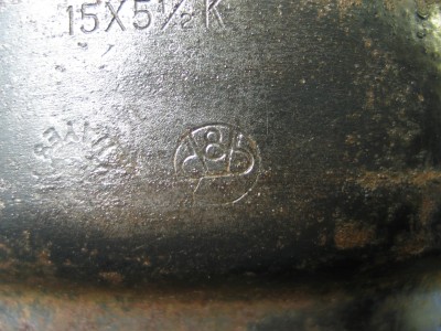 Example of wheel size/profile, manufacturer and wheel type stamps (&quot;Fuz&quot; Johnson photo)