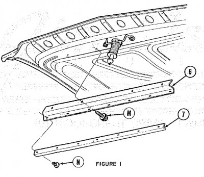66 T-bird under hood extension-seal (from 1966 T-bird Body Assembly Manual)